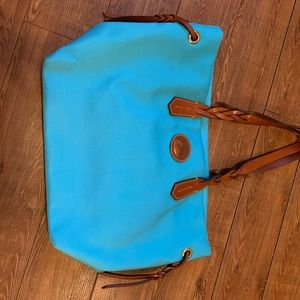 DOONEY AND BOURKE TURQUOISE TOTE
